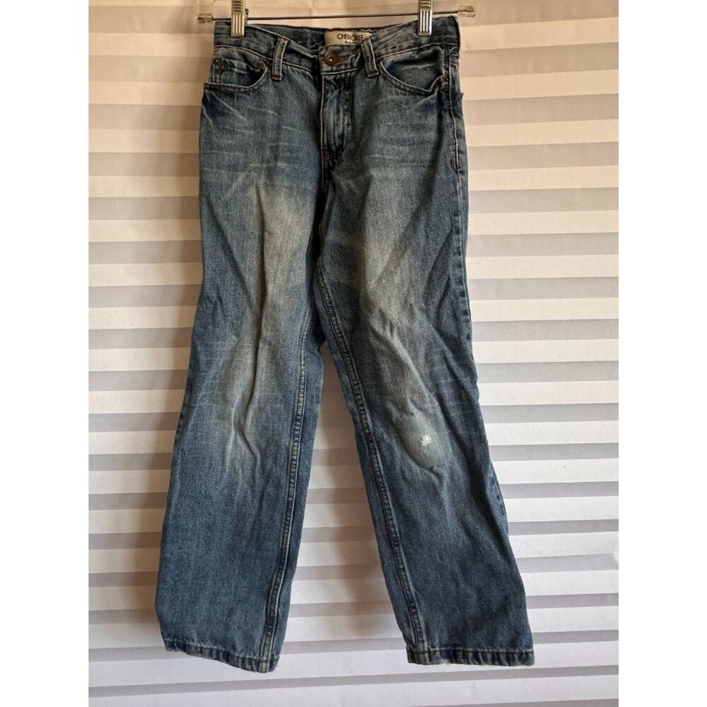 Cherokee Boys Straight Leg Denim Jeans Size 10 Medium Blue School Casual Pants